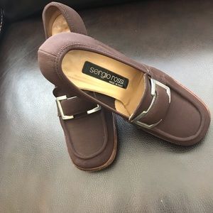 SERGIO ROSSI Mesh Moccasins.